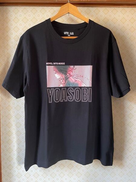 ユニクロ UT Yoasobi XXLサイズ ブラック 半袖Tシャツ 440892 UNIQLO コラボTシャツ