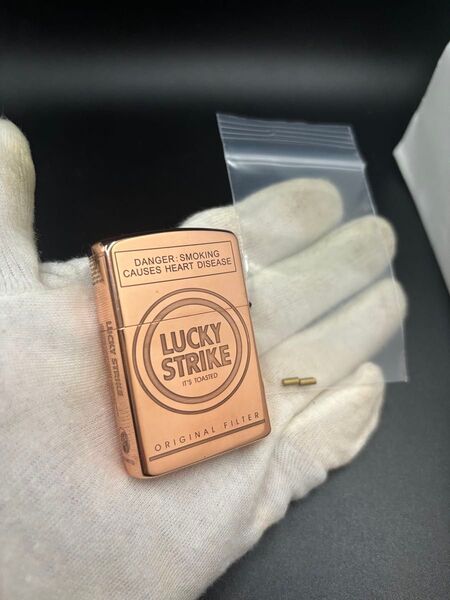 LUCKY STRIKE 5面加工!オイルライター【24時間以内発送】