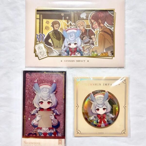 原神 シグウィン コロッタ 流砂 アクスタ フォトカード 缶バッジ 公式正規品