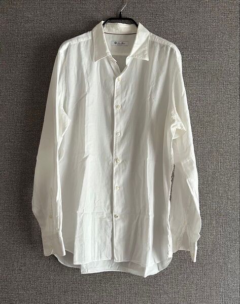 Loro Piana ロロピアーナ 長袖 シャツ 綿100% イタリア製 L