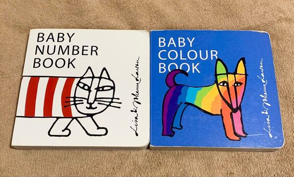 【本日限定価格】【2冊セット】BABY NUMBER BOOK & BABY COLOUR BOOK 知育 英語 絵本
