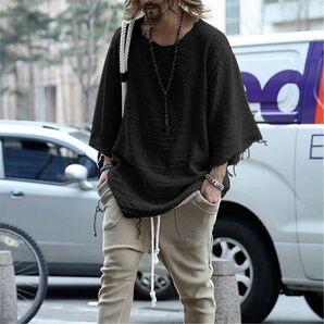 Tシャツ メンズ トップス おしゃれ ゆったり かわいい かっこいい 7分袖
