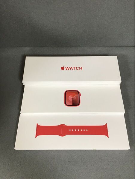 新品未開封 Apple Watch Series9 45mm レッド スポーツバンド M/L