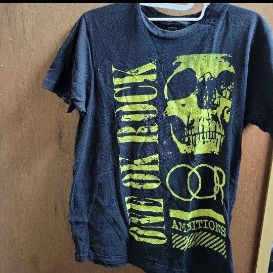ONE OK ROCK スカル TシャツAmbitionsツアー ブラック