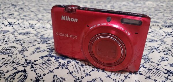 Nikon デジタルカメラ COOLPIX S6500 グロッシーレッド