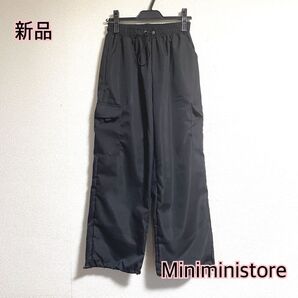 【新品未使用】Miniministore ミニミニストア パンツ カーゴパンツ 黒