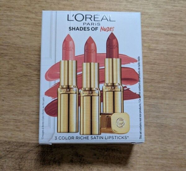 ロレアルパリLOREAL PARIS カラーリッシュ リップスティック ( 303 235 214 )4.8g 3本セット