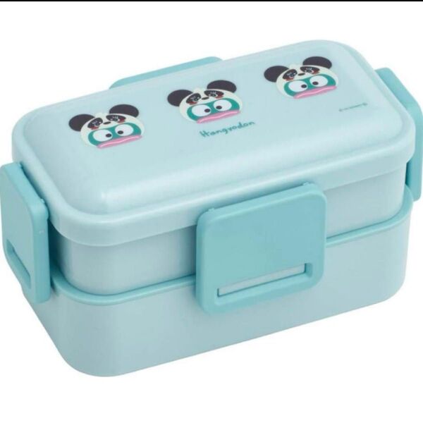 新品サンリオ ハンギョドン 抗菌食洗機対応ふわっと2段弁当箱 スケーター ドーム型フタ キャラクター Skater ランチボックス