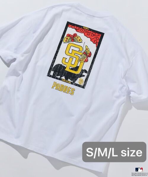 【別注】MLB公式 サンディエゴ・パドレス FREAK’S STOREコラボ 花札プリントTシャツ S/M/Lサイズ