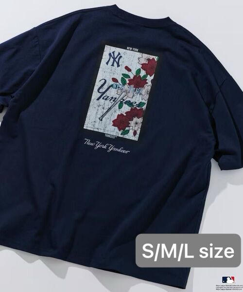 【別注】MLB公式 ヤンキース YANKEES FREAK’S STOREコラボ 花札プリントTシャツ S/M/Lサイズ