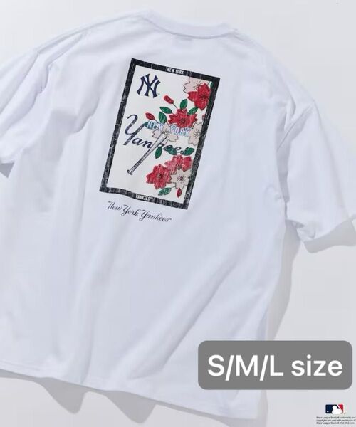 【別注】MLB公式 ヤンキース YANKEES FREAK’S STOREコラボ 花札プリントTシャツ S/M/Lサイズ