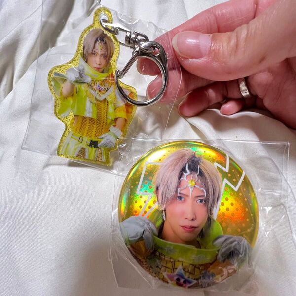原宿フェス限定!リアルピース こーた 缶バッジ&アクリルキーホルダー アクキ コンプリート2点セット