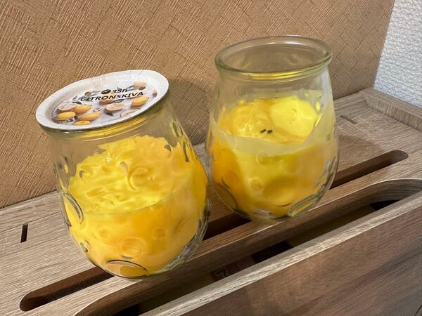 【未使用+使用済み】IKEAアロマキャンドル CITRONSKIVA 2個セット 35時間