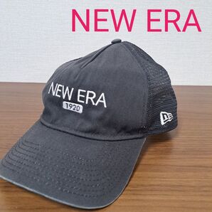 NEW ERA 1920モデル. ブラックのメッシュキャップ