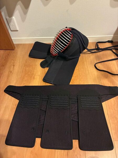 剣道 防具 手刺2分面 ミシン未使用垂 セット