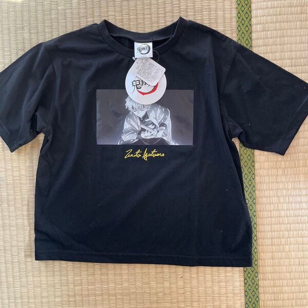鬼滅の刃 我妻善逸 Tシャツ 黒 ブラック サイズ 140 新品未開封