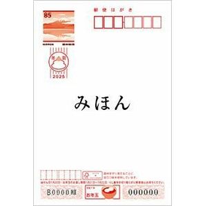 年賀はがき 2025 年賀状 8枚