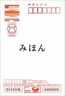 年賀はがき 2025 年賀状 20枚