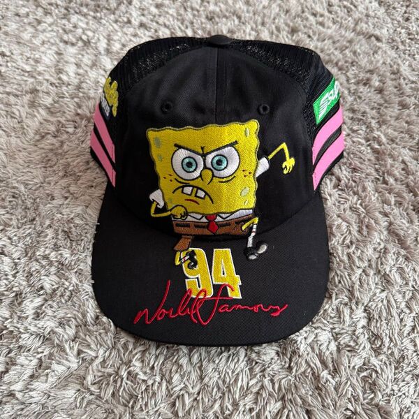 【新品未使用】Supreme SpongeBob Mesh Back 6-Panel Cap シュプリーム スポンジボブ