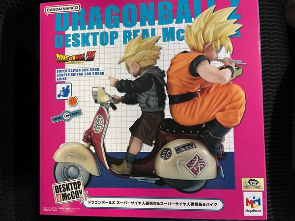 メガハウス ドラゴンボールZ デスクトップリアルマッコイEX スーパーサイヤ人孫悟空&スーパーサイヤ人孫悟飯&バイク 新品 未開封