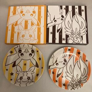 ⑮ミスド×ポケモン 小皿 50周年 2020 ノベルティ2枚セット プレート 皿
