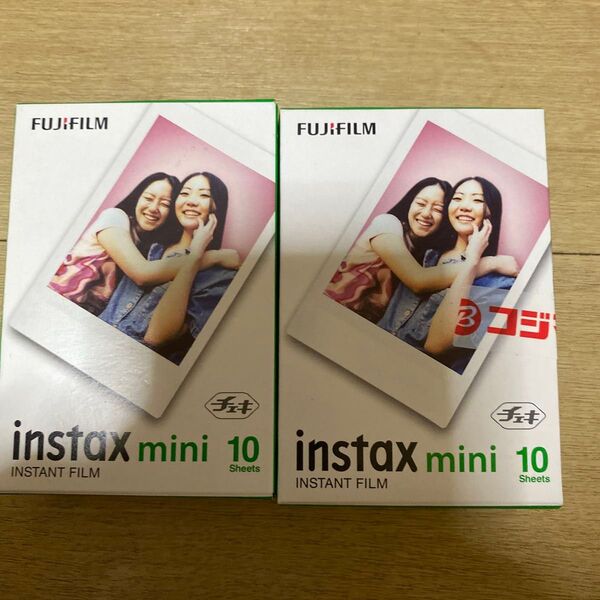 【2個セット】FUJIFILM instax mini インスタントフィルム