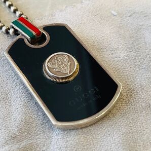 【即納】GUCCI グッチ ドッグタグネックレス
