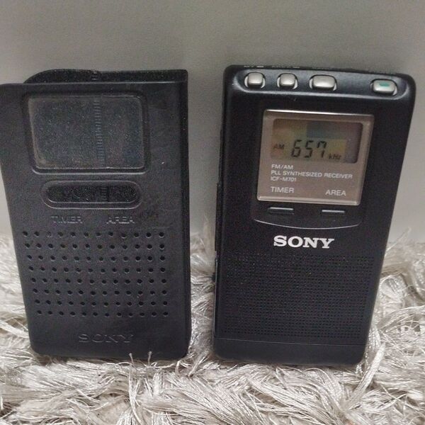 SONY ICF-M701 PLL SYNTHESIZED RECEIVER AM/FMラジオ