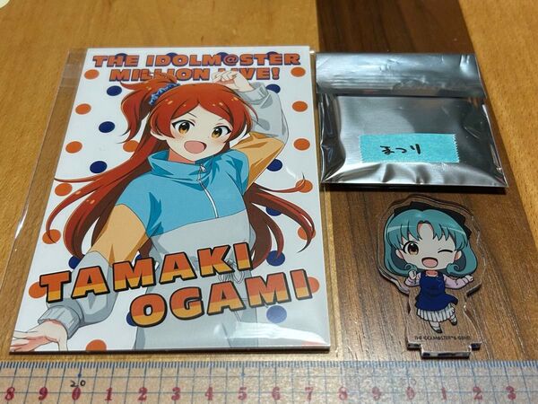 アイドルマスター ミリオンライブ ブックオフコラボ アクリルスタンド アクスタ ポストカード 徳川まつり 大神環