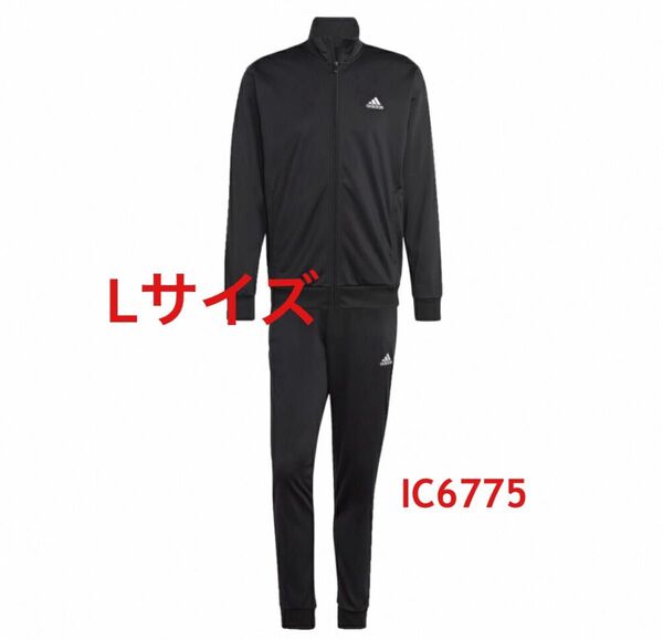 アディダス メンズ ジャージ 上下セット トラックスーツ IC6775 スポーツウェア adidas Lサイズ ブラック