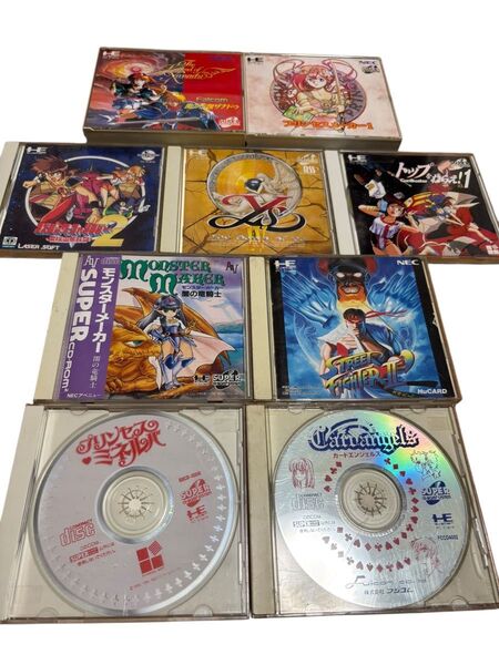 PCエンジン ゲームソフト 動作未確認 9本 SUPER CD-ROM2