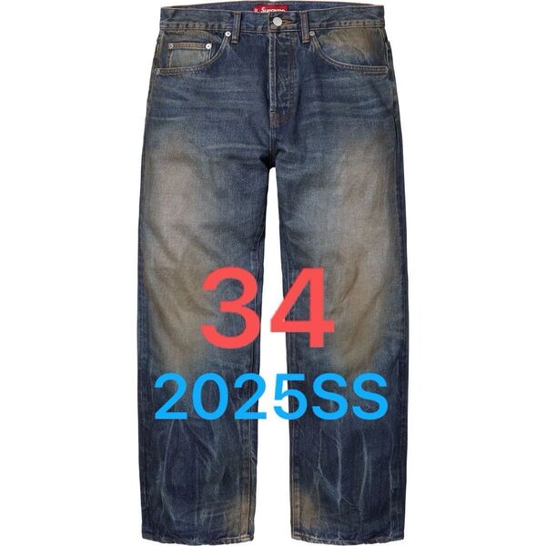 Supreme Distressed Loose Fit Selvedge Jean デニム シュプリーム 赤耳