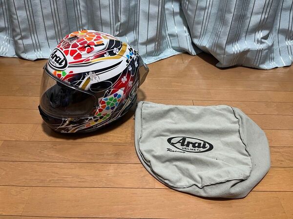 ARAI RX-7X NAKAGAMI GP2 Mサイズ レーシングスポイラー付