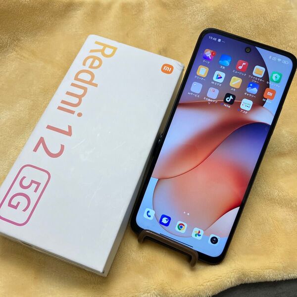 Xiaomi Redmi 12 5G ミッドナイトブラック専用カバー付き