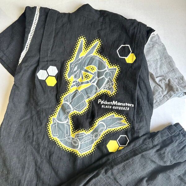 ポケモン 男の子 甚平 レックウザ キッズ 子供服