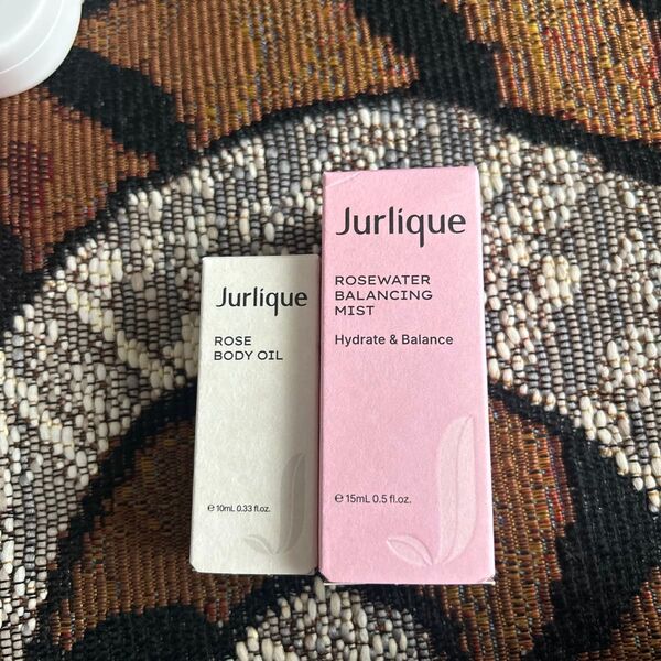 Jurlique ローズボディオイル 10ml&ローズウォーターバランシングミスト15ml セット