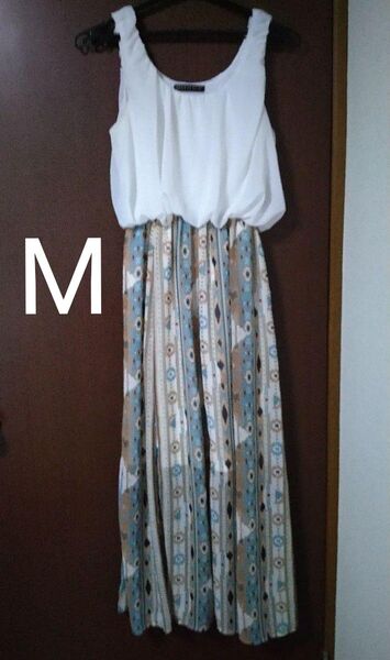 GORGE ロングワンピース リゾートワンピース ノースリーブ エスニック