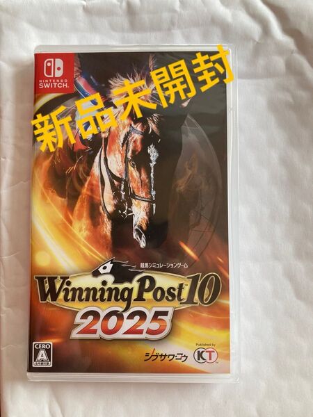 【新品未開封】Winning Post 10 2025 Nintendo Switch