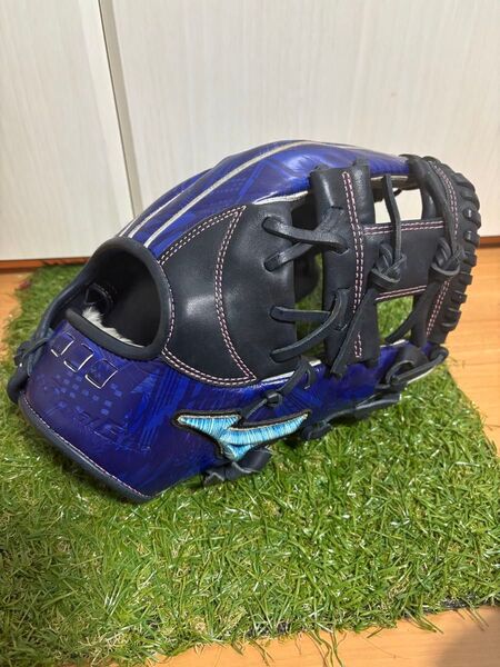 坂本勇人 オールスター使用モデル ミズノ ダイバーシティブルー グローバルエリート 内野手用 野球 グラブ グローブ 軟式