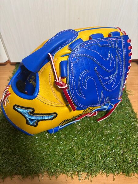 菅野モデル ミズノプロ ダイバーシティブルー 投手 ミズノ グラブ グローブ 軟式 一般軟式用 MIZUNO