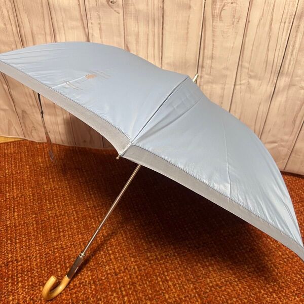 新品ジルスチュアート JILLSTUART水色雨天兼用パラソル 雨傘 日傘 長傘