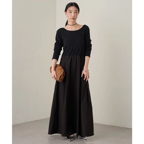新品 ラウンジドレス 【Loungedress】ドッキングワンピース