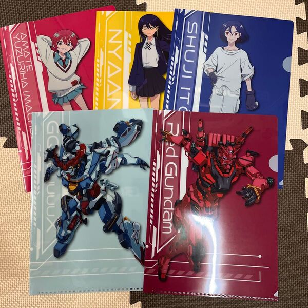 機動戦士ガンダムジークアクス オリジナルA4クリアファイル 5種セット