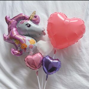 NEW mini ユニコーン バルーン スティック付き