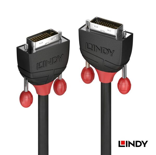 LINDY BLACK LINE 3m DVI-D デュアルリンク ケーブル デュアルリンク 24+1 ピン