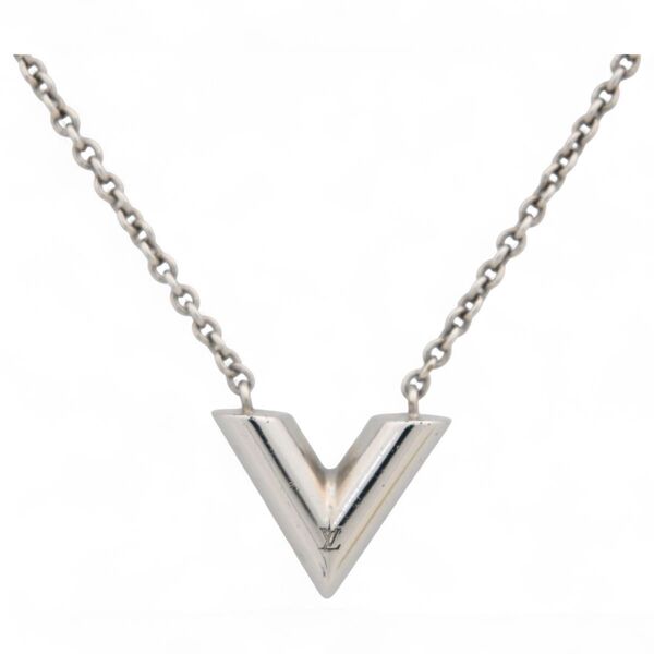 ルイヴィトン ネックレス エセンシャルV シルバー Bランク lv8816vd