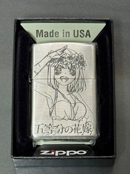 zippo 五等分の花嫁 四葉 ウェディングドレス アニメ オールキャラ 両面デザイン 2022年製 ケース 保証書