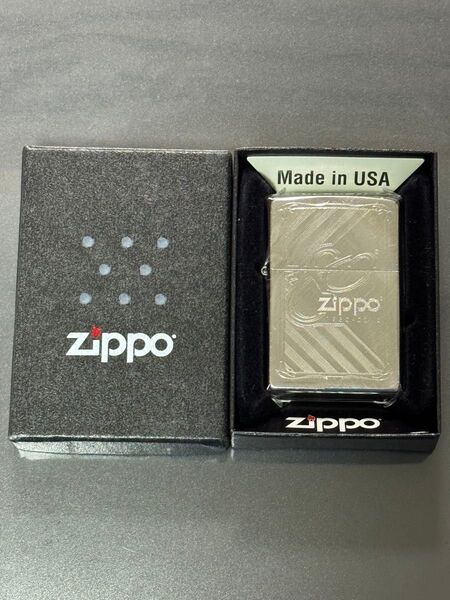 zippo 80周年記念 特殊加工品 シルバー 2014年製 シルバーインナー 同年代 2014年製 ケース 保証書