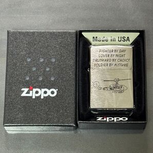 zippo ベトナム ヘリコプター シルバー 2015年製 シルバーインナー 同年代 2015年製 ケース 保証書
