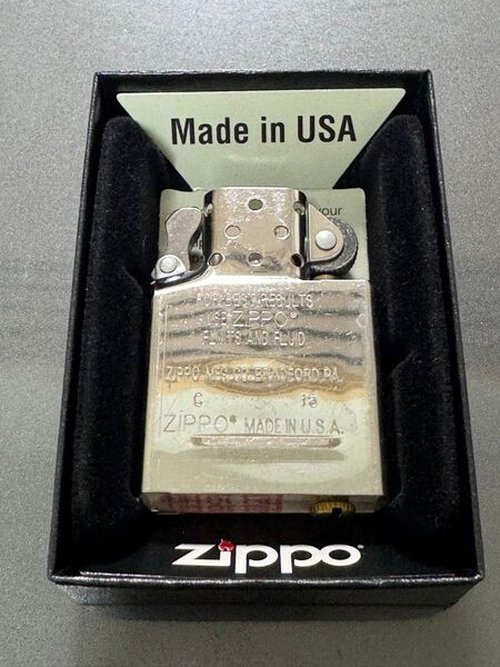 zippo 純正インサイドユニット 2015年製 シルバーインナー ジッポー 中身 交換用 C ZIPPO 15